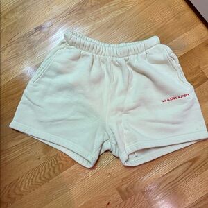 Madhappy yellow sweatshorts